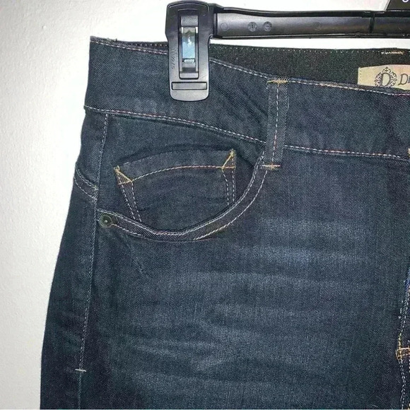 Women’s Democracy “Ab” Technology Dark Wash Skinny Pull On Jeans Size 12 - Picture 2 of 12